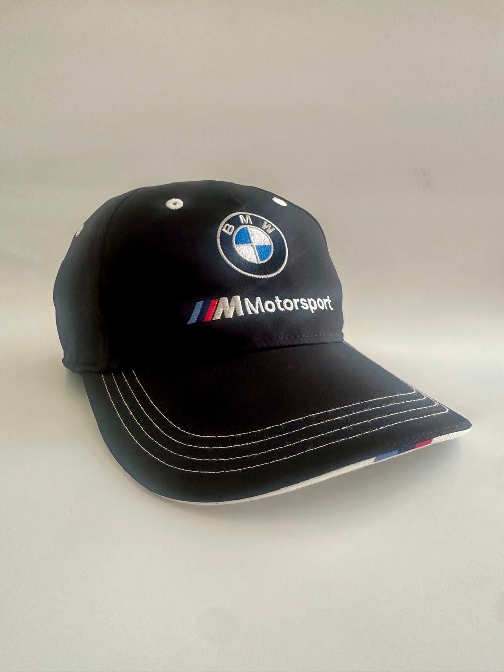 Puma x BMW M Motorsport Black Cap HatEmbroidered Logo Adjustable
